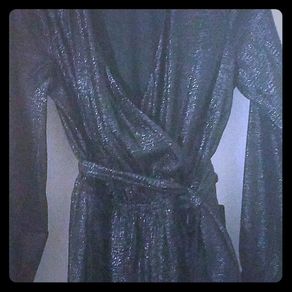 Express metallic jumpsuit